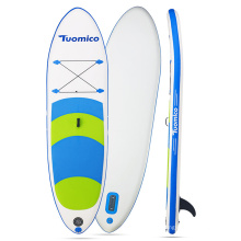 Inflatable Stand Up Paddle Board(6 Inches Thick)with SUP Accessories & Carry Bag Wide Stance,Bottom Fin for Paddling Surfing